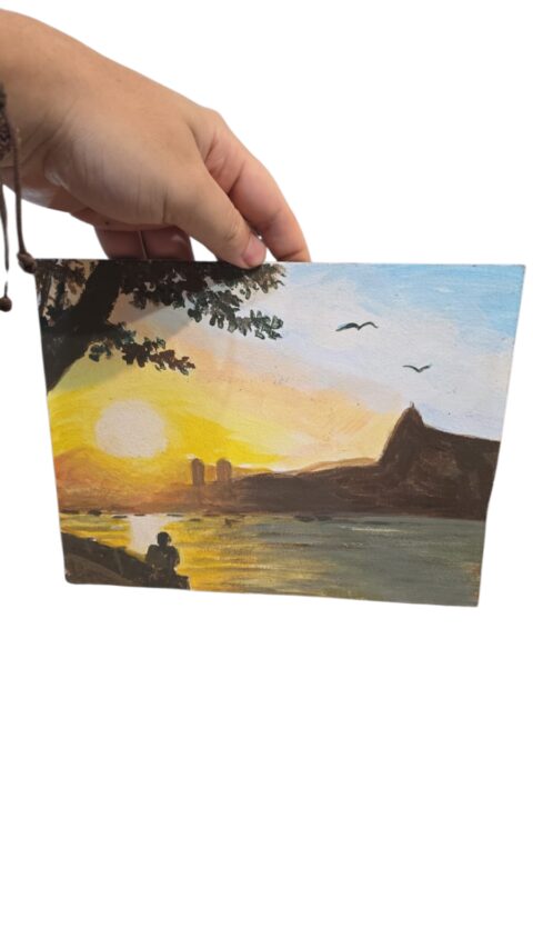 Pintura manual, bela arte