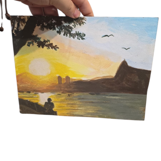 Pintura manual, bela arte