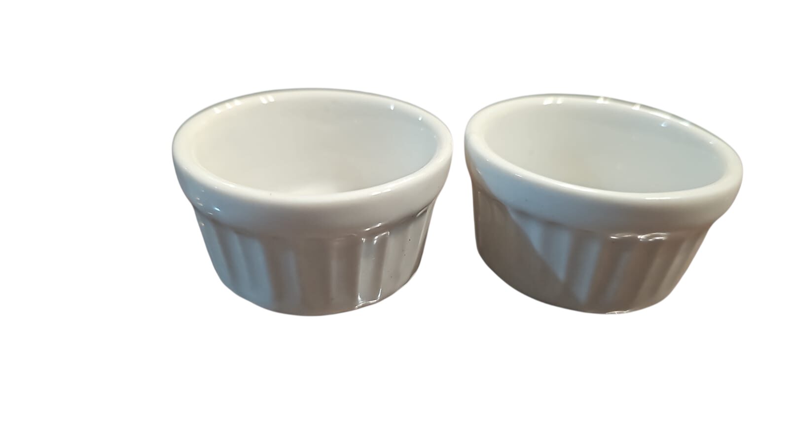 Par de porcelanas ramequim