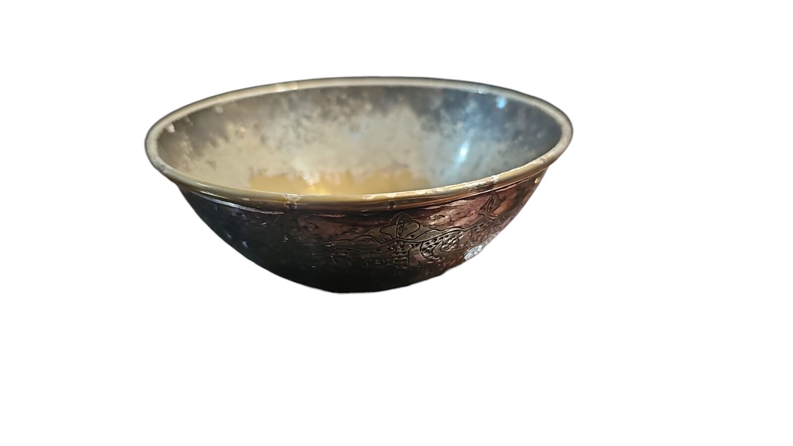 Antigo bowl espessurado a prata