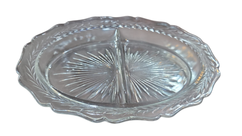 Elegante petisqueira em cristal