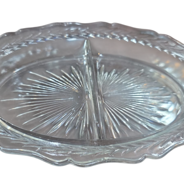 Elegante petisqueira em cristal
