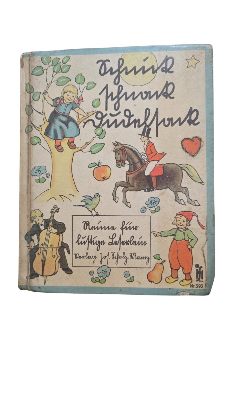 Antigo livro infantil alemão