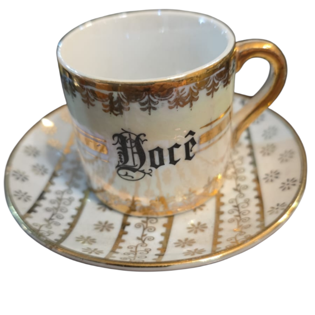 Antiga xícara de porcelana "Você"