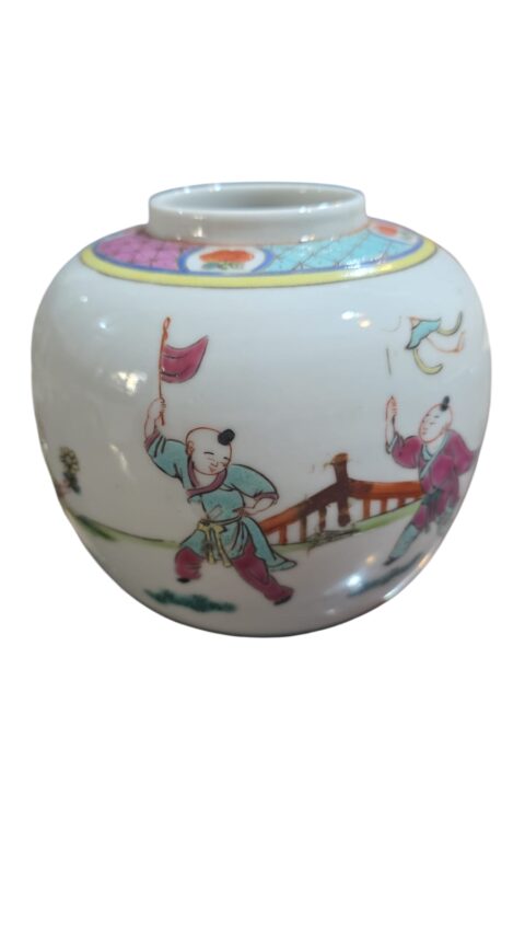 Vaso de porcelana chinesa, bela arte feita a mão