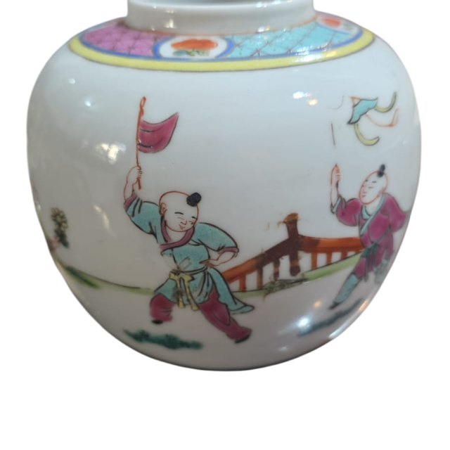 Vaso de porcelana chinesa, bela arte feita a mão
