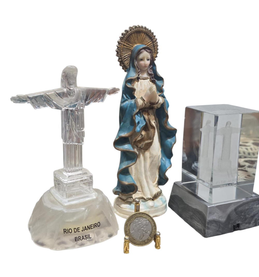 Trio de itens sacros