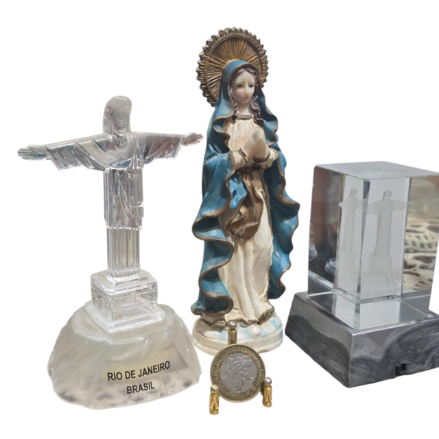 Trio de itens sacros