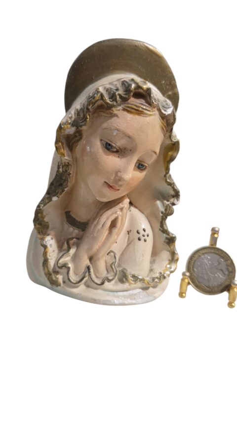 Sacro de gesso esmaltado