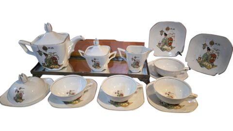 Conjunto em porcelana condessa