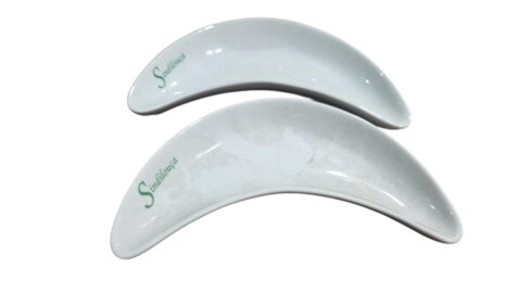 Raros e antigos corvilhetes (espinheiras) de porcelana Schmidt. (valor unitário)