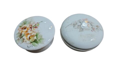 Par de potiches de porcelana