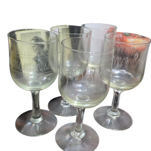 Taças de cristal estilo Saint Louis, provavelmente francesas (valor unitário)
