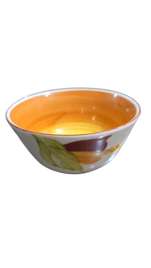 Bowl de porcelana com bela arte feita a mão, impecável