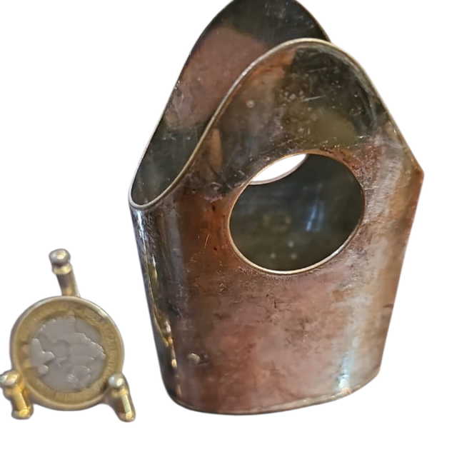 Antigo porta adoçante espessurado a prata