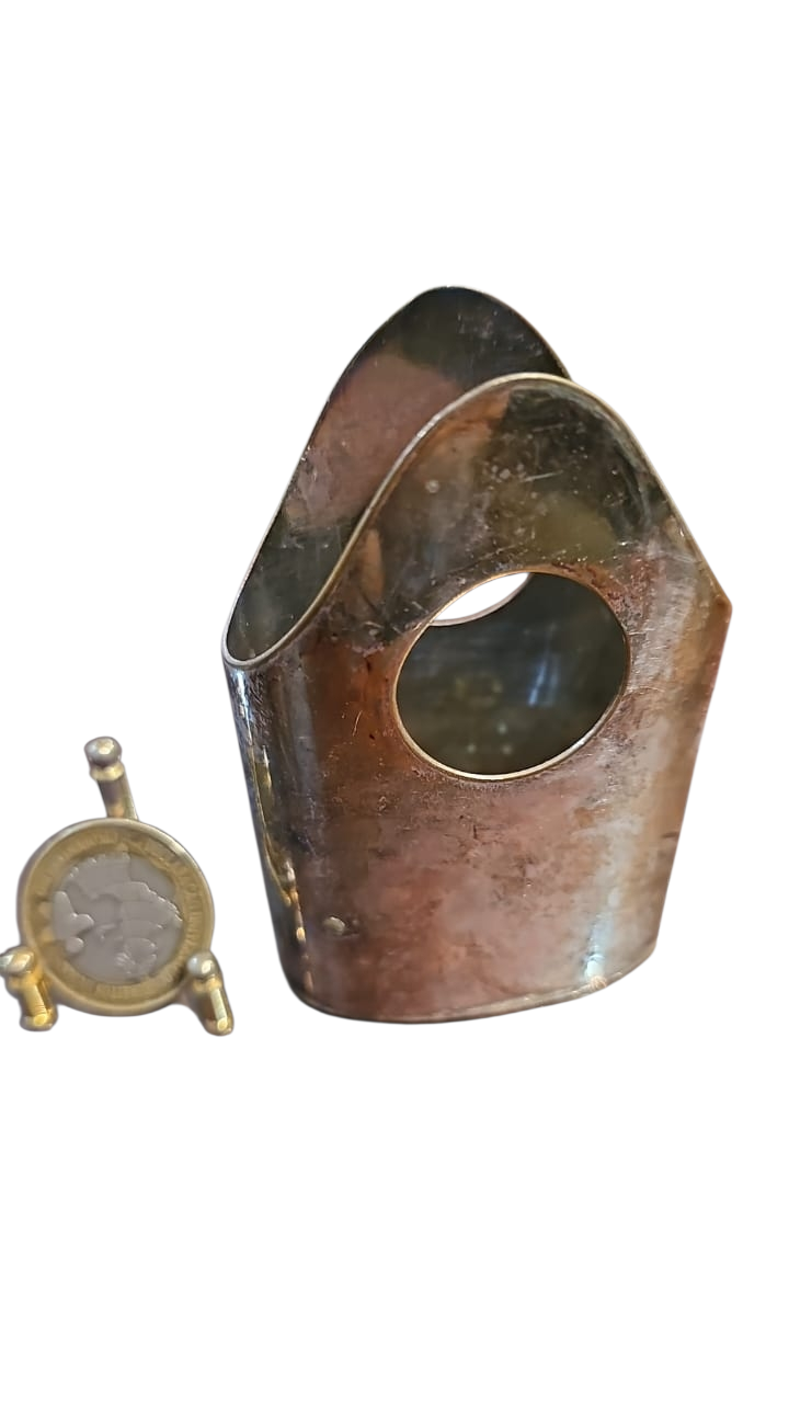 Antigo porta adoçante espessurado a prata