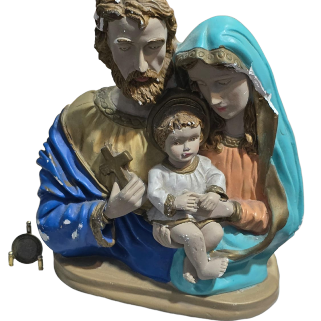 Imagem religiosa de gesso