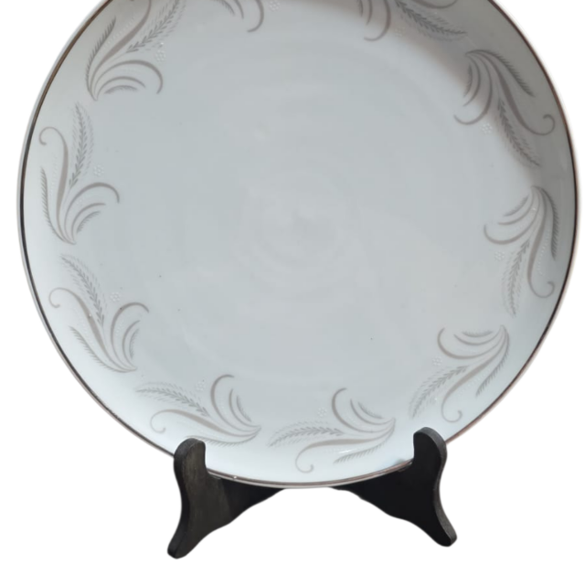 Belo prato de bolo de porcelana Schmidt