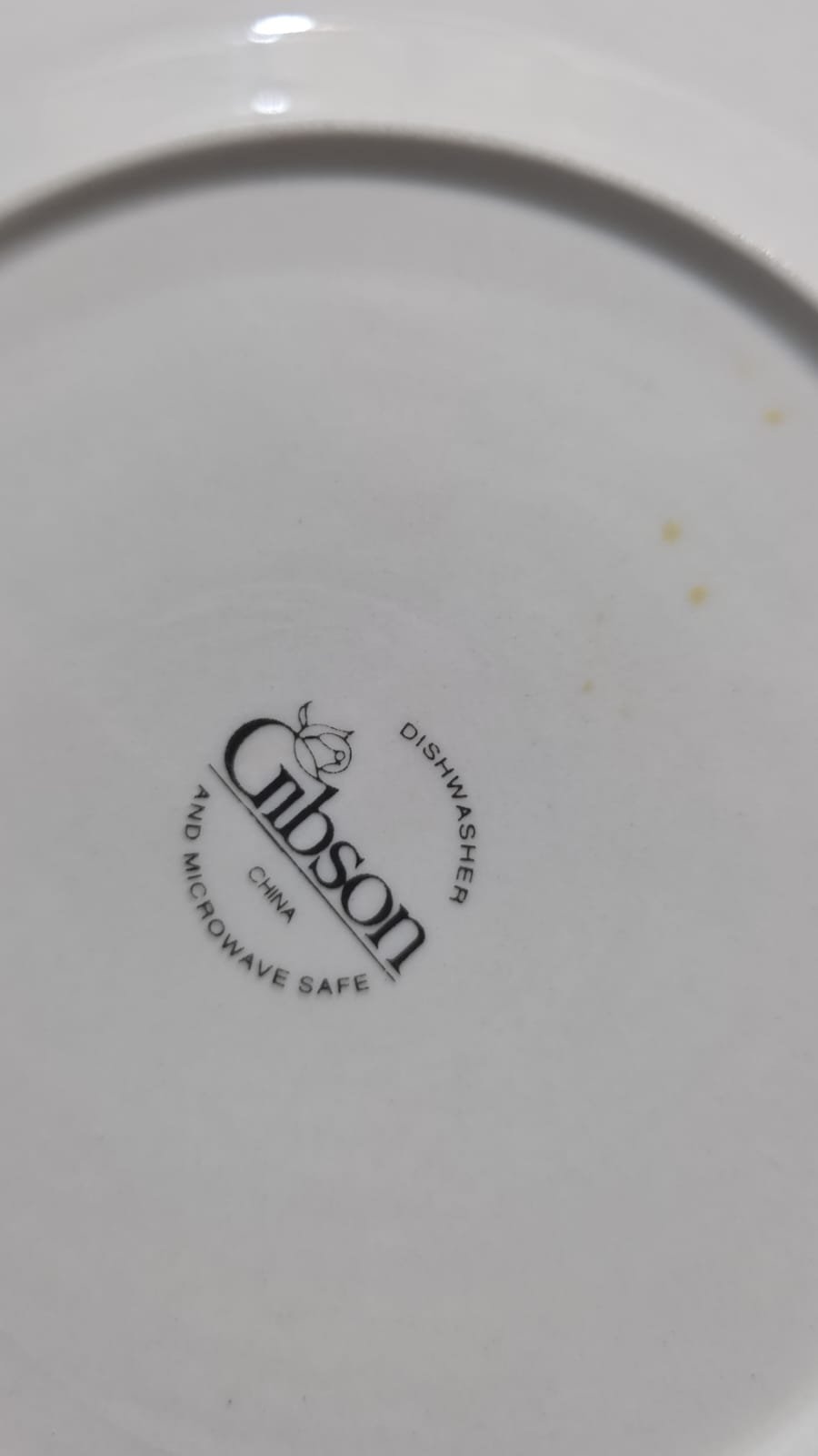 Trio de pratos de porcelana - Imagem 4