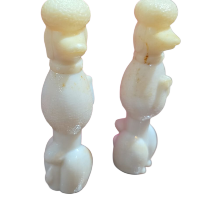 Perfumes antigos, avon, com embalagem original, copo do cachorro opalina milk glass. (valor unitário)