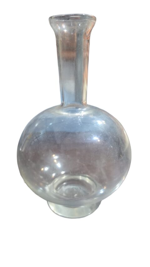 Vaso de vidro artesanal