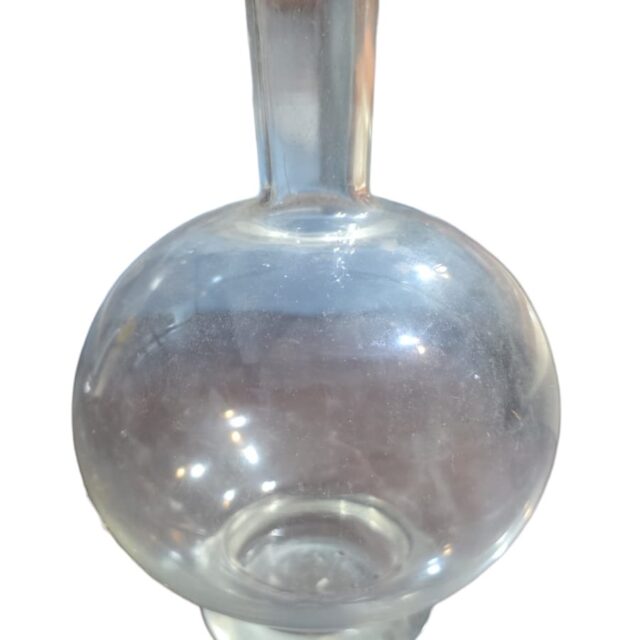 Vaso de vidro artesanal