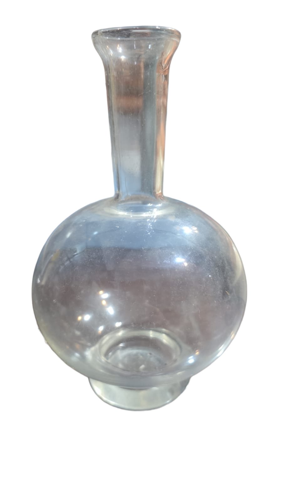 Vaso de vidro artesanal