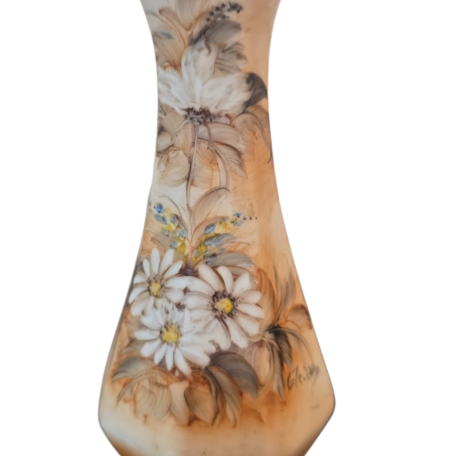 Vaso de porcelana pintado a mão