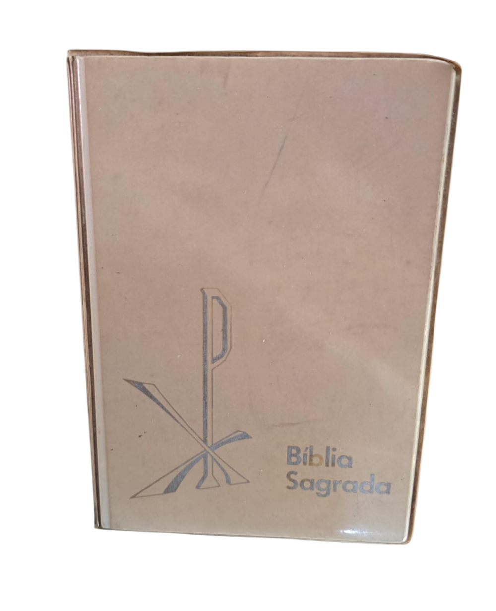 Antigo Bíblia com páginas de ouro
