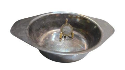 Bowl com alças espessurado a prata