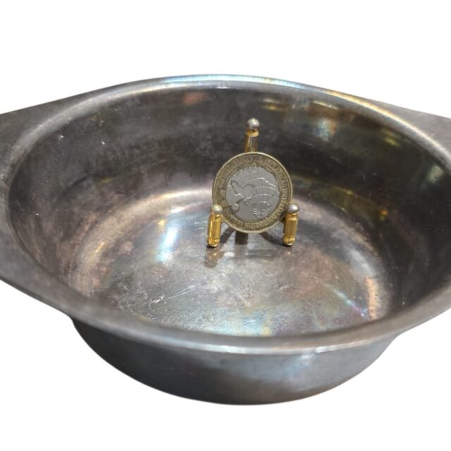 Bowl com alças espessurado a prata