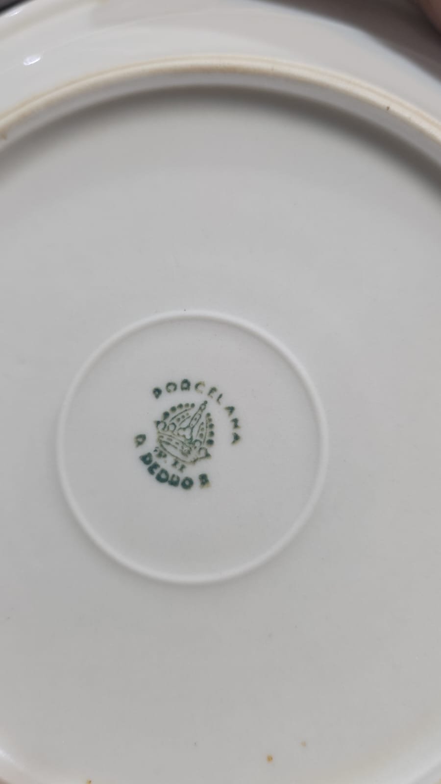 Trio de pratos de porcelana - Imagem 3