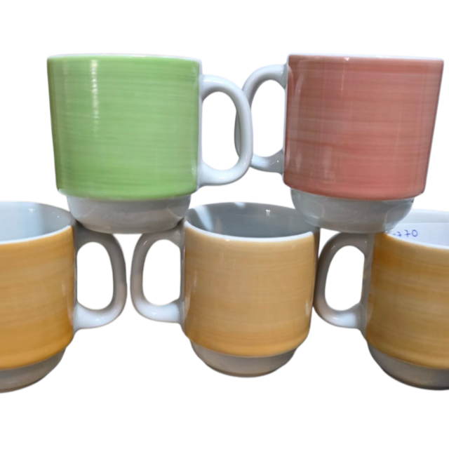 Conjunto de xícara de café em porcelana Schmidt