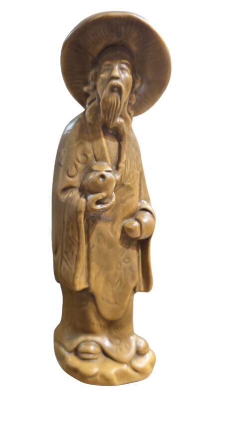 Antigas escultura oriental de porcelana