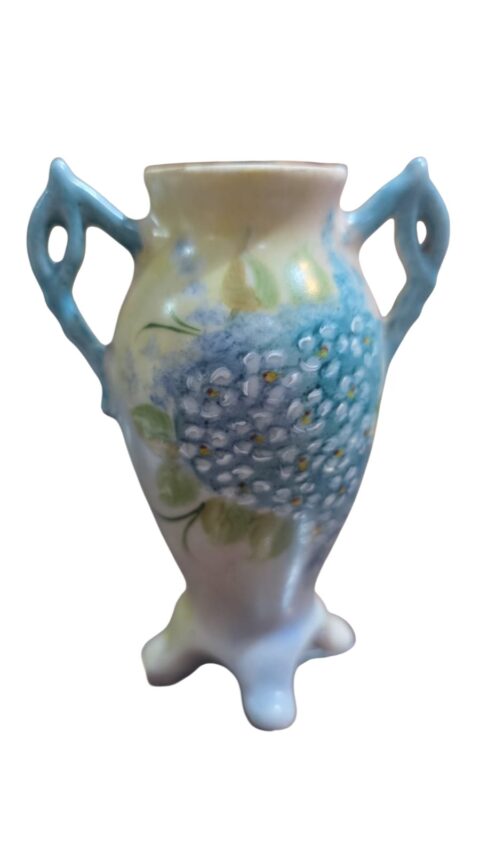 Ânfora de porcelana pintada a mão