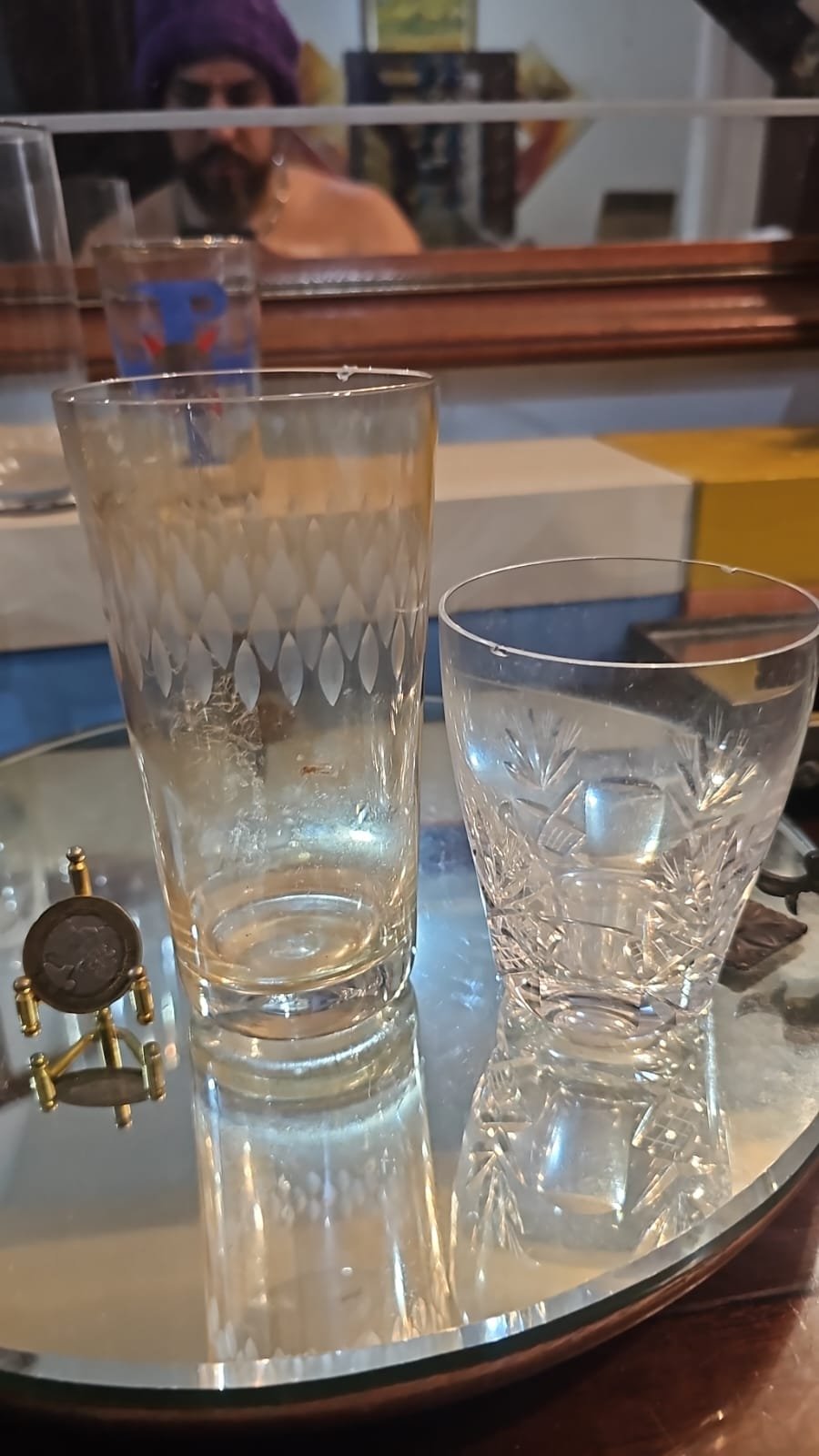 Par de copos de cristal - Imagem 2