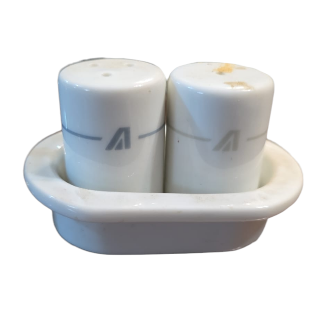 Saleiro e Pimenteiro de porcelana italiana