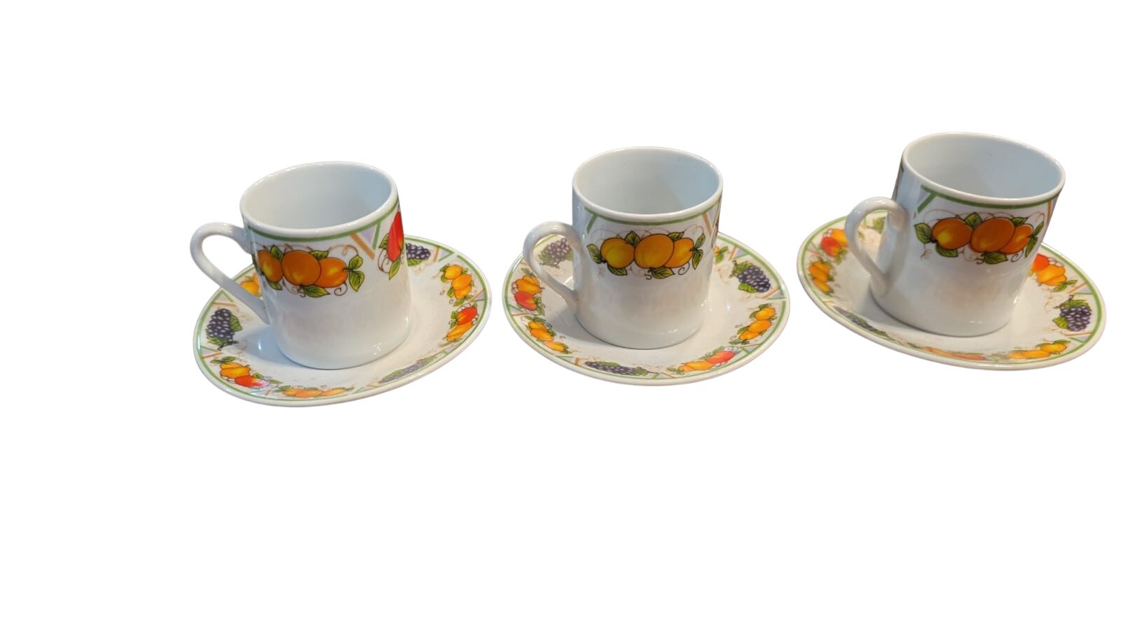 Belas xícaras de porcelana chinesa