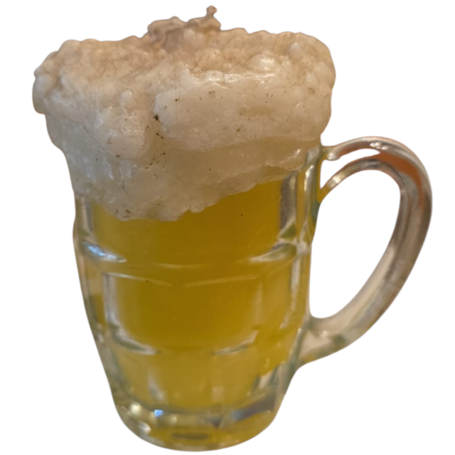 Antiga vela em formato de chopp