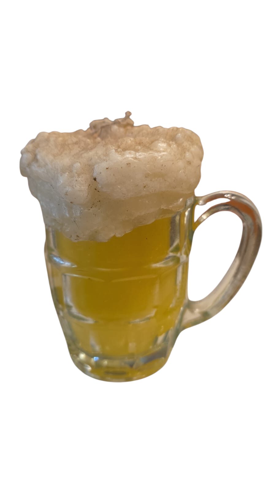 Antiga vela em formato de chopp