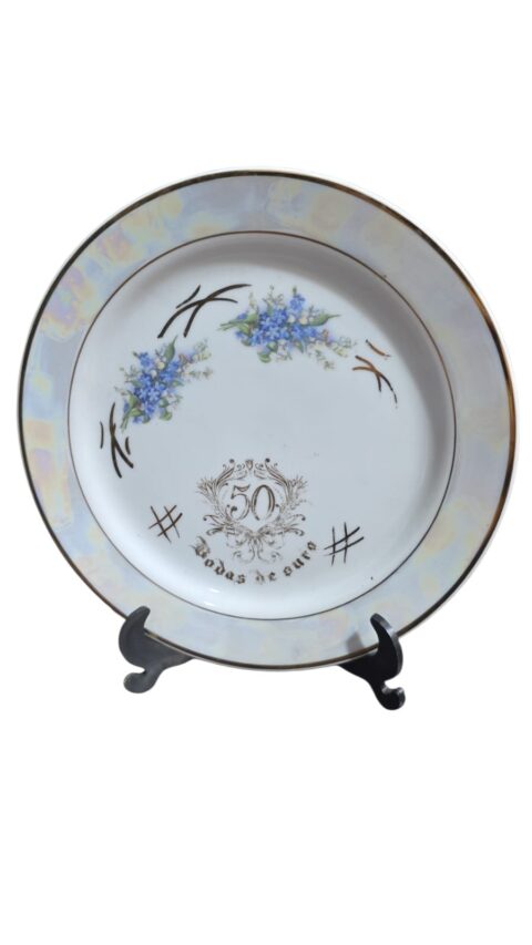Antiga porcelana Nacarada Germer, bodas de ouro
