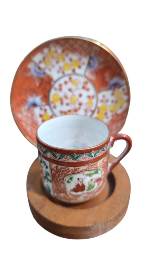 Xícara de porcelana japonesa casca de ovo