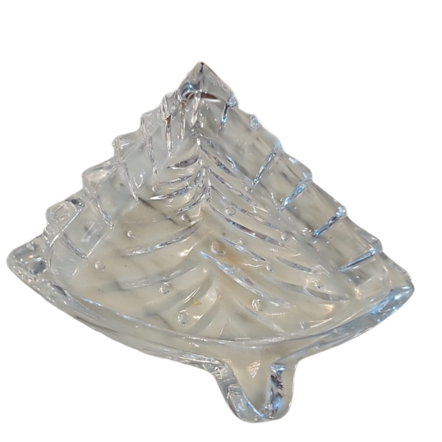 Petisqueira de cristal, árvore de natal