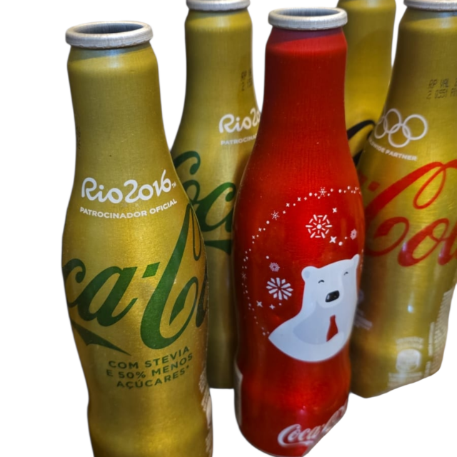 Conjunto de garrafas Coca-Cola
