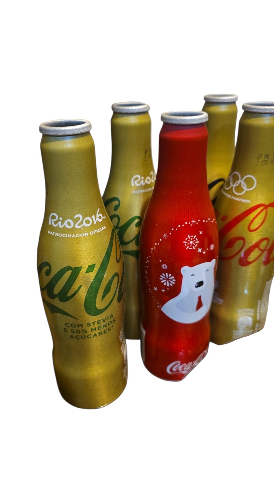 Conjunto de garrafas Coca-Cola