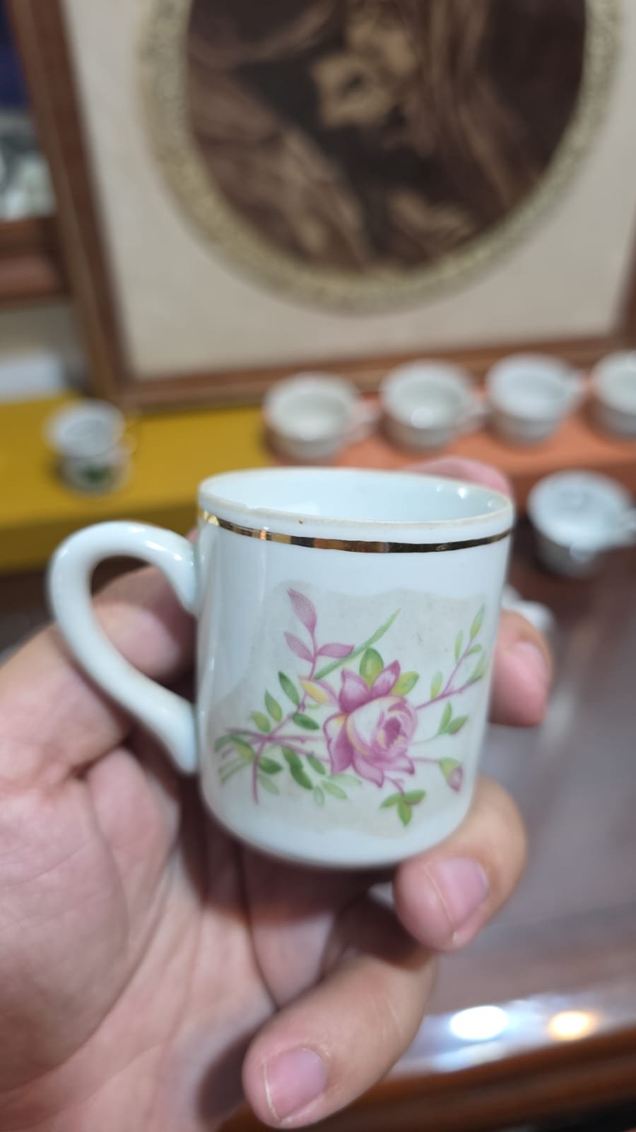 Xícara de café em porcelana - Imagem 2