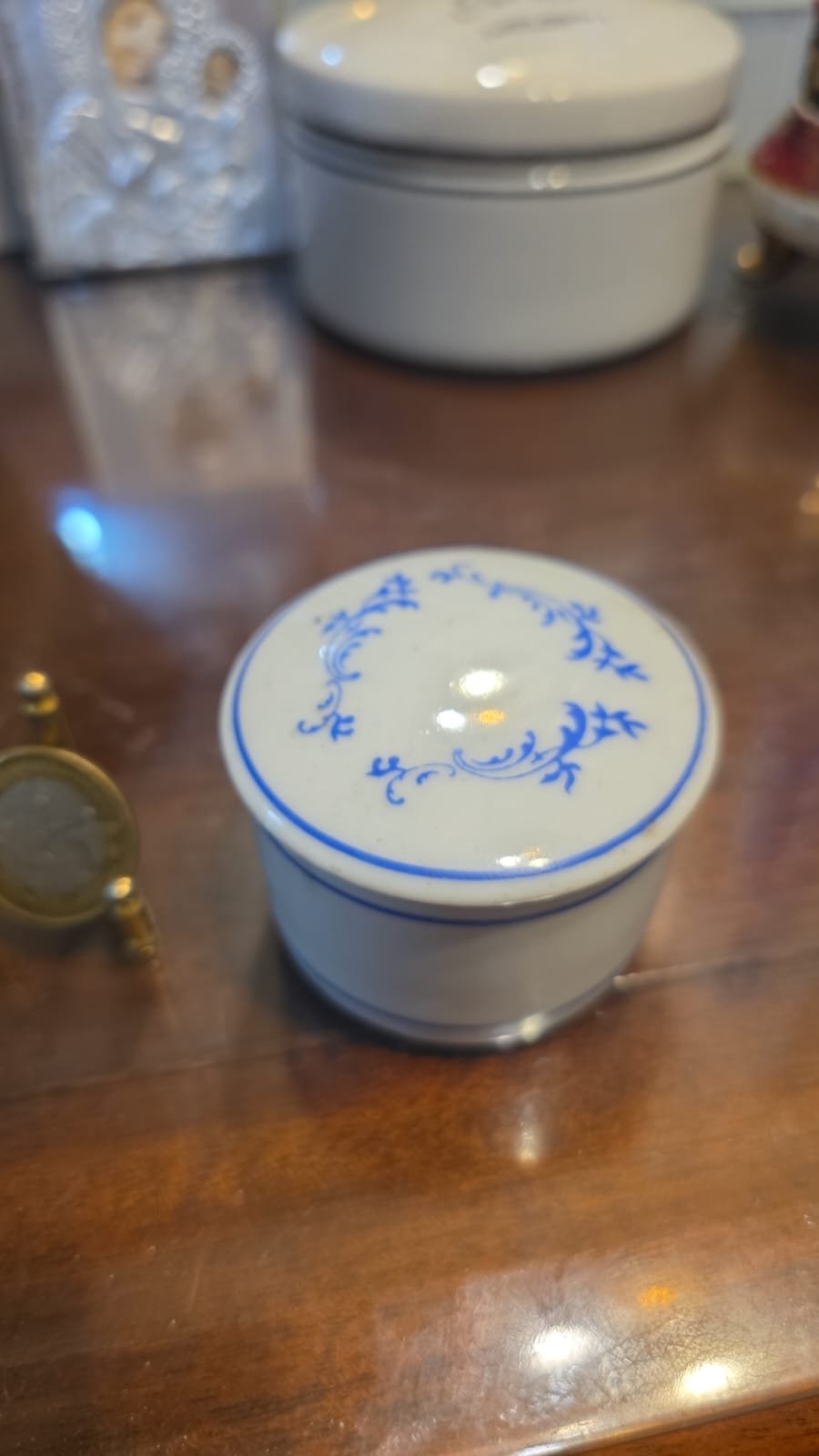Belo potiche de porcelana - Imagem 2