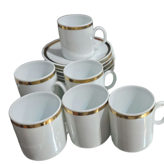 Xícara de café com pires (valor unitário)