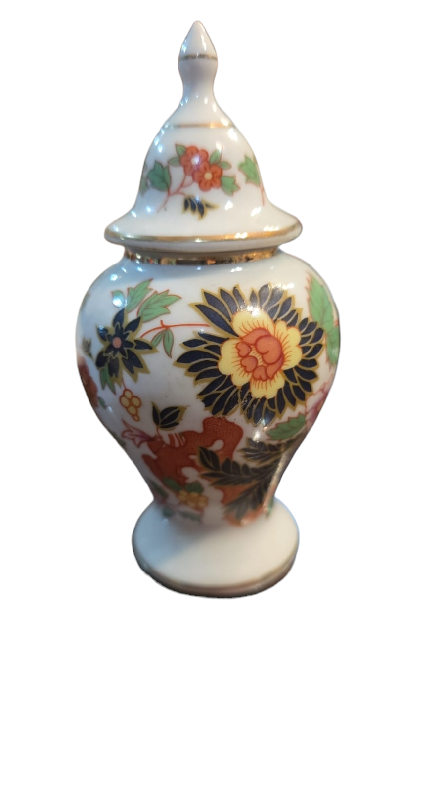 Vaso de porcelana portuguesa, bela arte e policromia