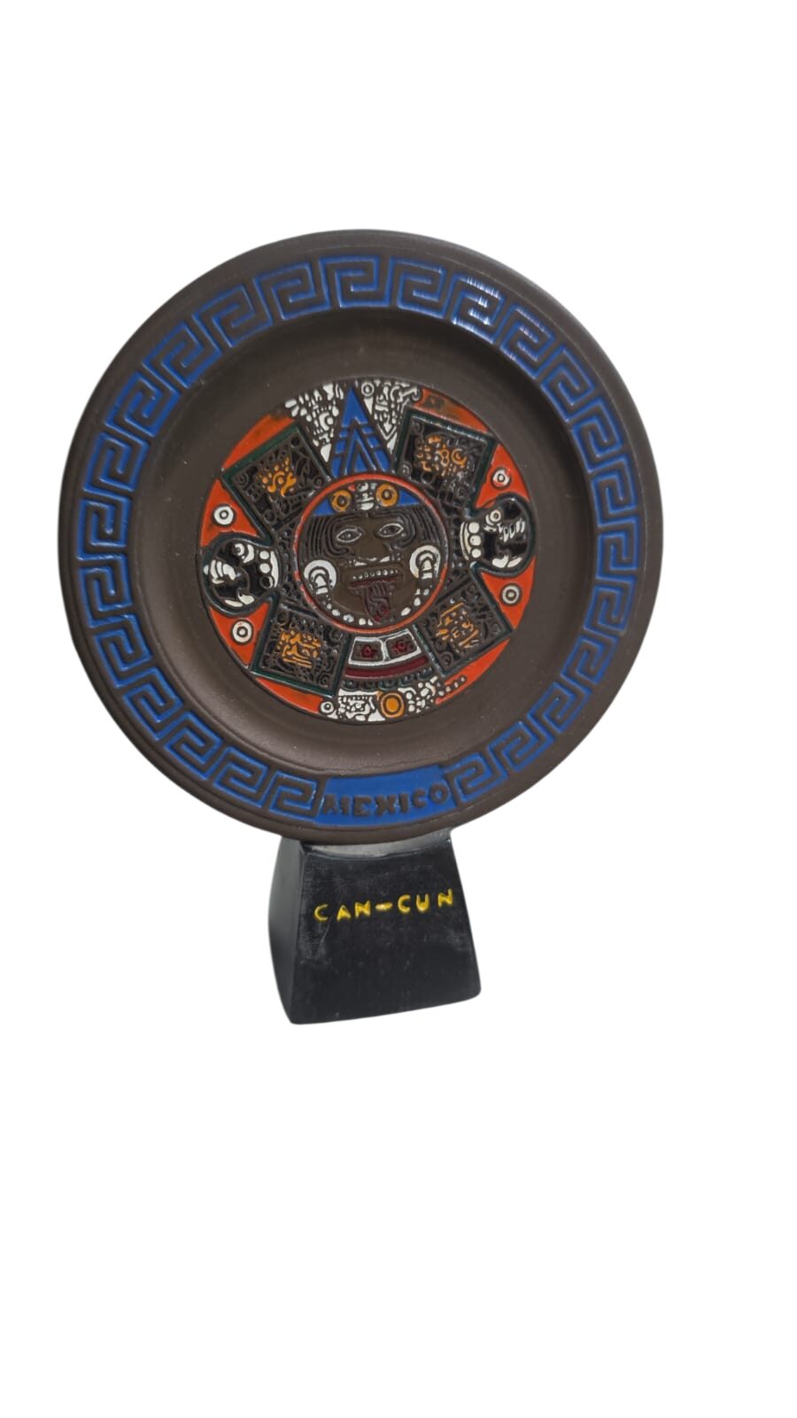 Decoração mexicana com arte de povos antigos originários